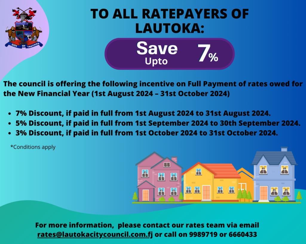 Rates Discount for 2024 - 2025